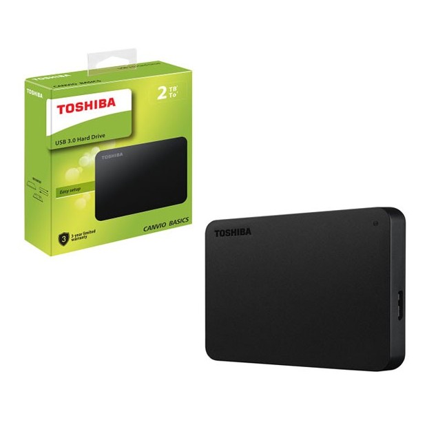 Disco externo 2 TB 2,5i. USB 3.0 Toshiba