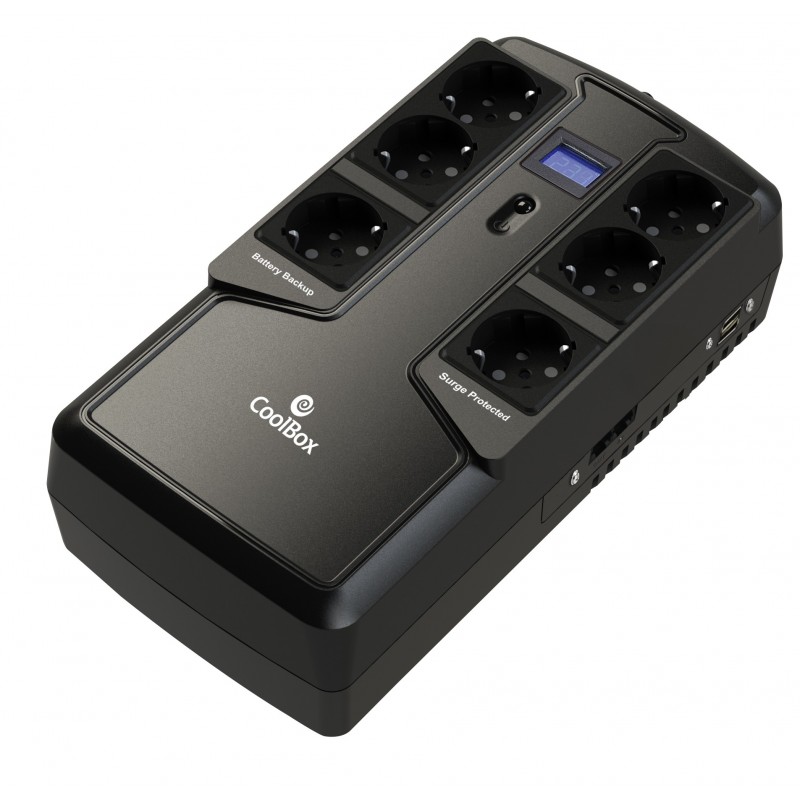 SAI-UPS 800VA 480W CoolBox Sacudo II 800