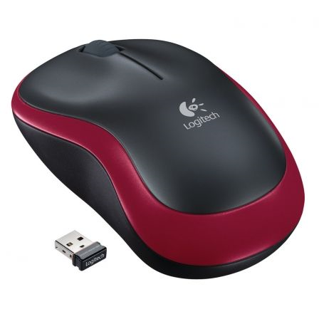 Ratn Logitech M185 Wireless Rojo 