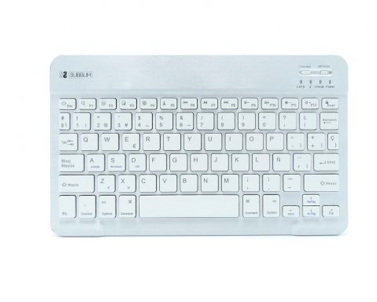 TECLADO SMART BLUETOOTH SILVER SUBBLIM