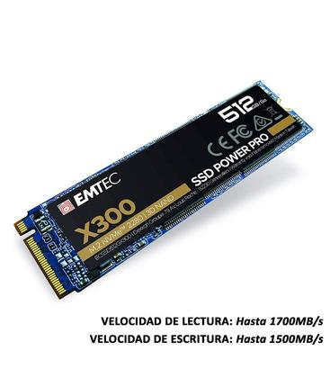 SSD M.2 NVME 2280 512GB EMTEC X300