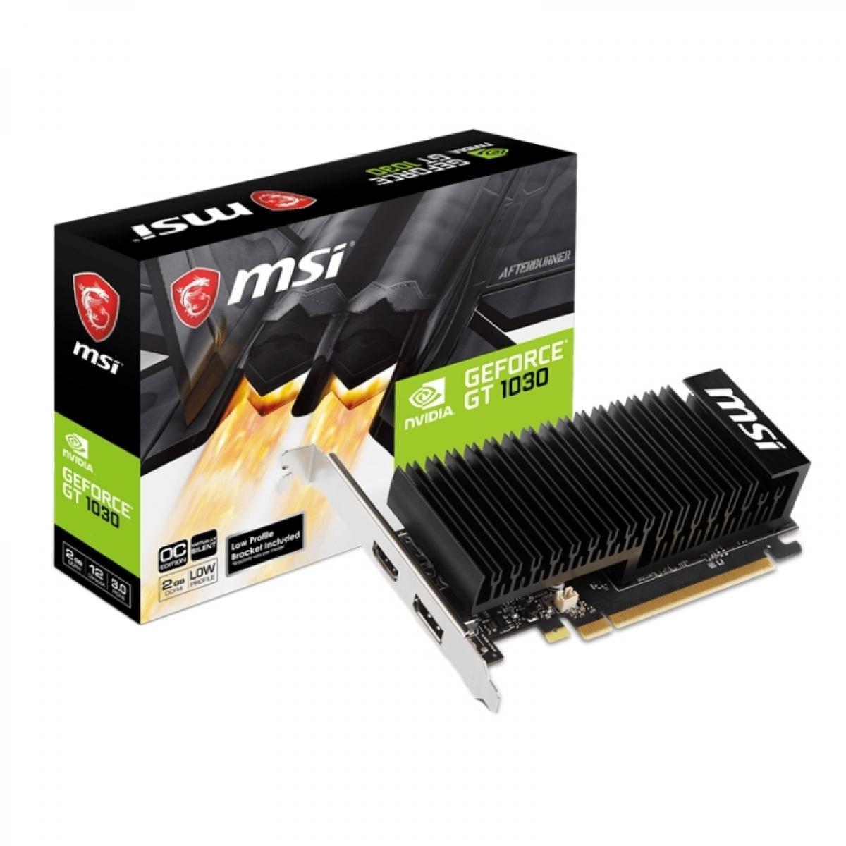 VGA MSI GT1030 2GHD4 LP OC 2GB GDDR4