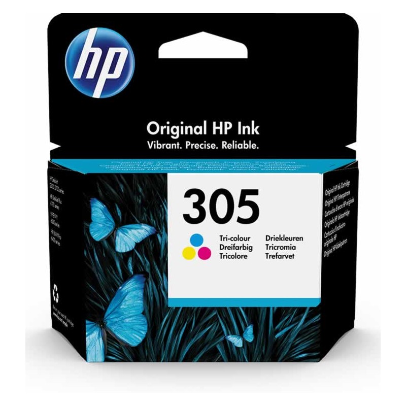 305 Cartucho de tinta tricolor HP (100pg)