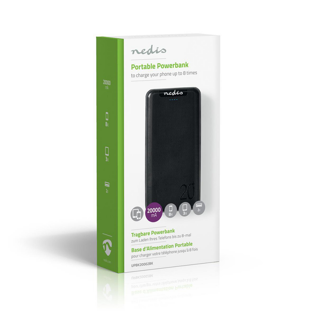 Batera porttil 20.000 mAh