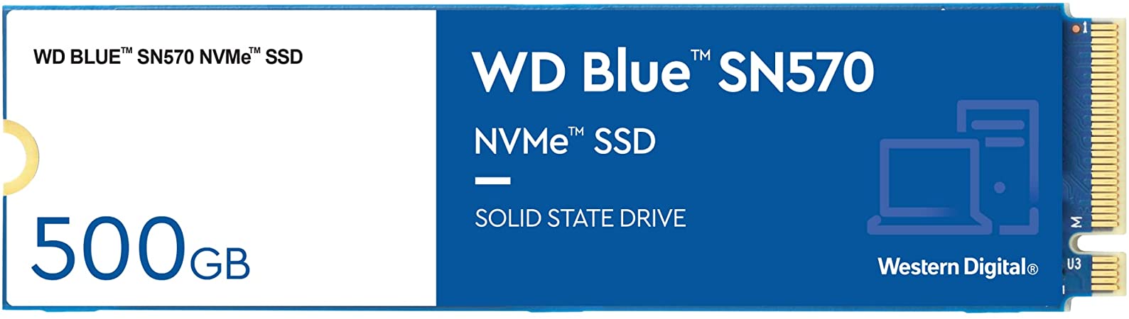 SSD M.2 SSD WD BLUE SN570 500GB / M.2 2280 PCIE
