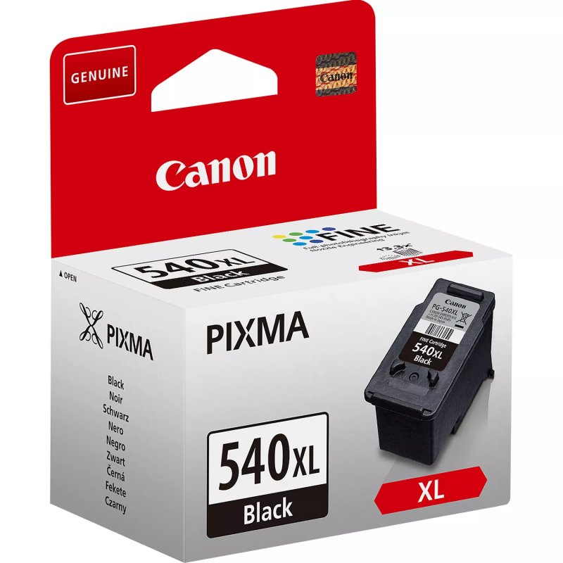 PG-540XL Cartucho de tinta negra Canon (21ml)