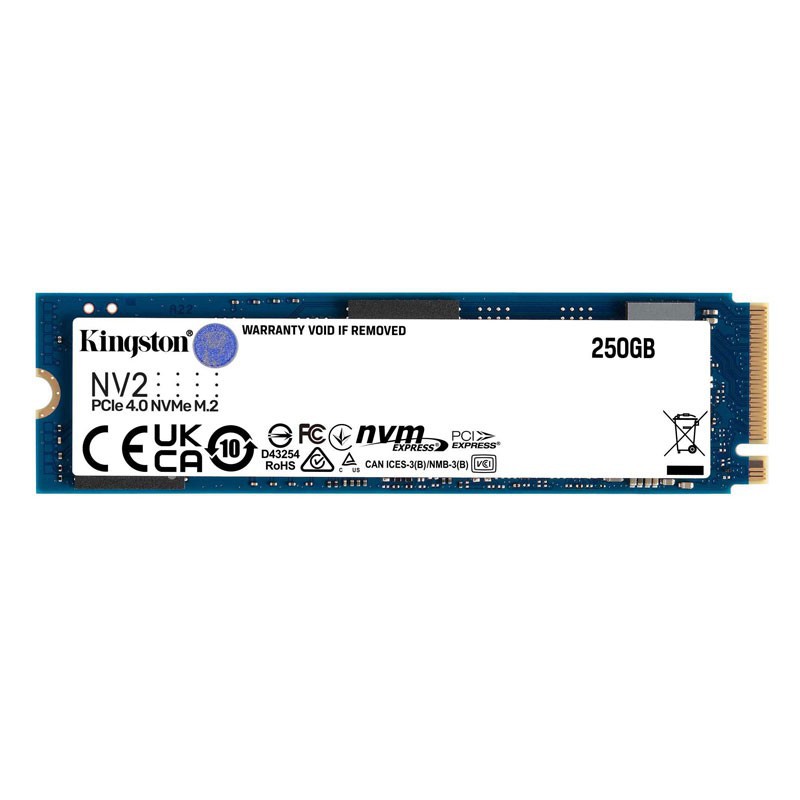 HD SSD 250GB KINGSTON M.2 2280 NV2 PCIEX 4.0 SNV2S250G