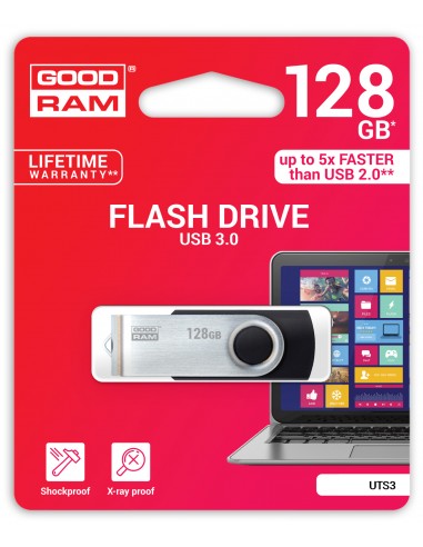 GOODRAM Pendrive 128GB UTS3 BLACK USB 3.0