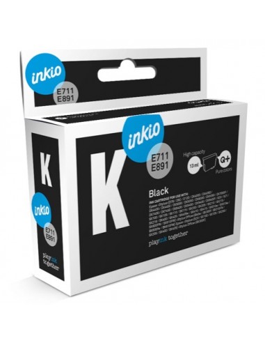 T0711 Cartucho de tinta negro Epson Compatible Inkio