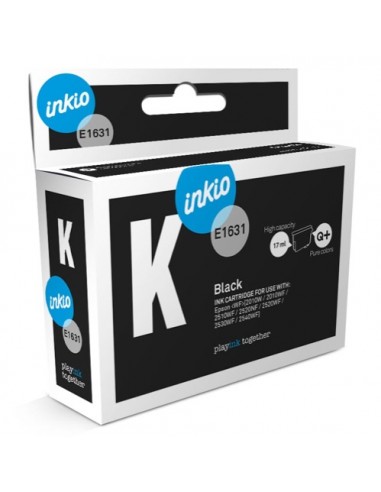 T1631 Cartucho de tinta negro Epson (Inkio)