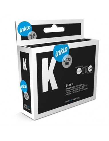 LC223BK Cartucho de tinta negra Brother (Compatible Inkio)