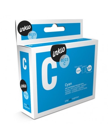 LC223C Cartucho de tinta cian Brother (Compatible Inkio)