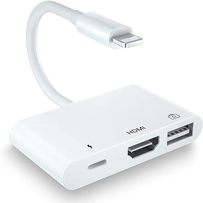 Adaptador Lightning M a HDMI / USB / Lightning H