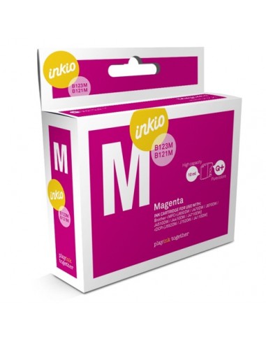 LC123C/LC121C Cartucho de tinta Brother MAGENTA (compatible inkio)
