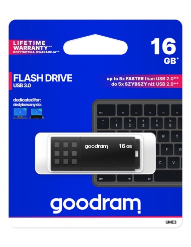 GOODRAM Pendrive 16GB UME3 BLACK USB 3.0