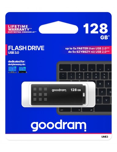 GOODRAM Pendrive 128GB UME3 BLACK USB 3.0