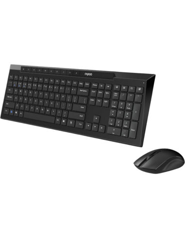 Rapoo 8210M Combo Multimodo (Bluetooth y 2.4 Ghz) 1.600 DPI Negro