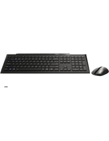 Rapoo 8210M Combo Multimodo (Bluetooth y 2.4 Ghz) 1.600 DPI Negro