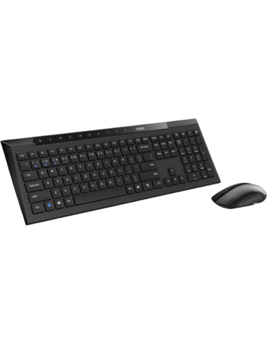 Rapoo 8210M Combo Multimodo (Bluetooth y 2.4 Ghz) 1.600 DPI Negro