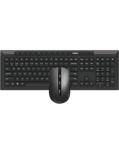Rapoo 8210M Combo Multimodo (Bluetooth y 2.4 Ghz) 1.600 DPI Negro