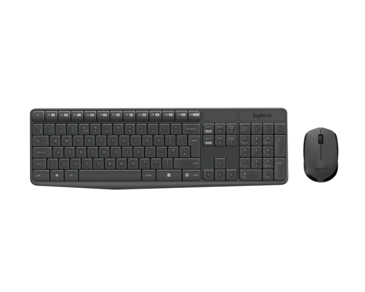 TECLADO + RATON WIRELESS MK235 NEGRO LOGITECH