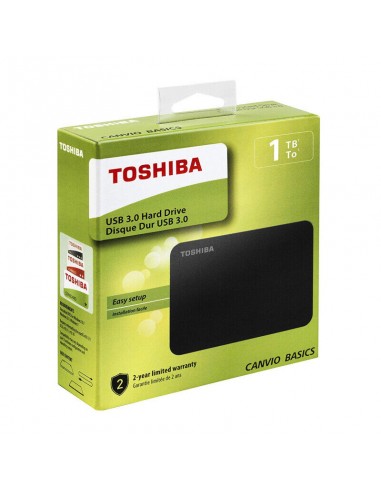 Disco externo 1 TB 2,5i. USB 3.0 Toshiba