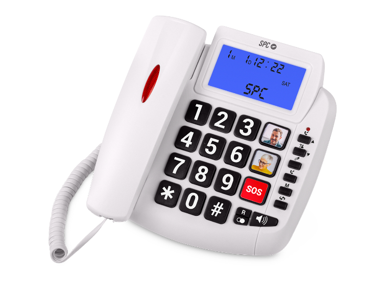 3296B Telfono Comfort Volume 2 Senior White SPC