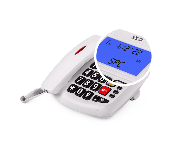 3296B Telfono Comfort Volume 2 Senior White SPC