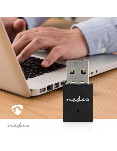 Nedis Adaptador de Red Inalmbrico | N300 | 2,4 GHz | Negro