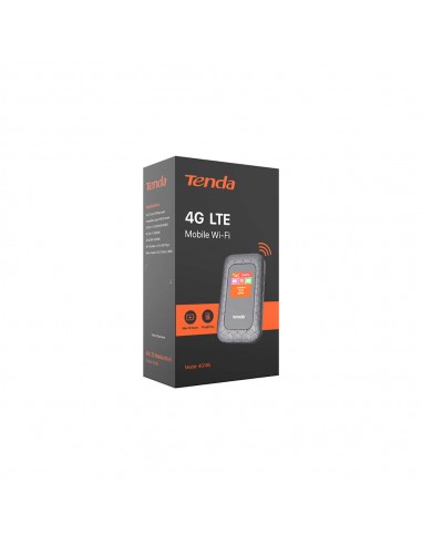 Tenda Router WiFi Mvil 4G LTE Pocket 4G185 V2 :Descarga hasta 150Mbps/Comparte con 10 dispositivos simultneos/Pantalla a color