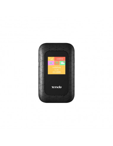 Tenda Router WiFi Mvil 4G LTE Pocket 4G185 V2 :Descarga hasta 150Mbps/Comparte con 10 dispositivos simultneos/Pantalla a color