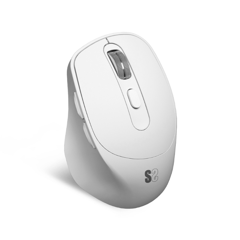 RATON OPTICO DUAL COMFORT ERGO DUAL BATERIA BLANCO SUBBLIM