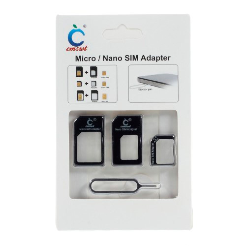 Adaptador de tarjetas 3 en 1 nano sim /micro sim /sim
