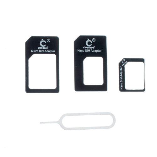 Adaptador de tarjetas 3 en 1 nano sim /micro sim /sim