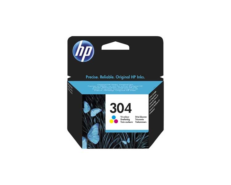 304 Cartucho de tinta Tricolor HP (300pgs.)