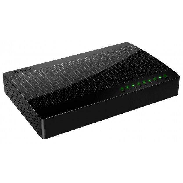 Concentrador de red ethernet 8 puertos 1 GB Tenda SG108